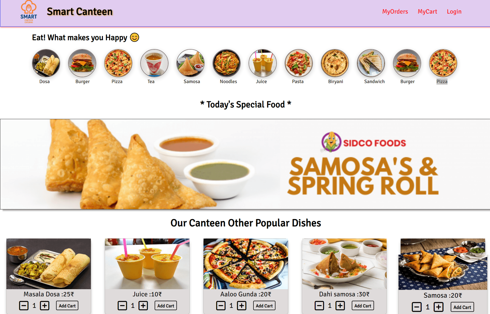 College Canteen Project